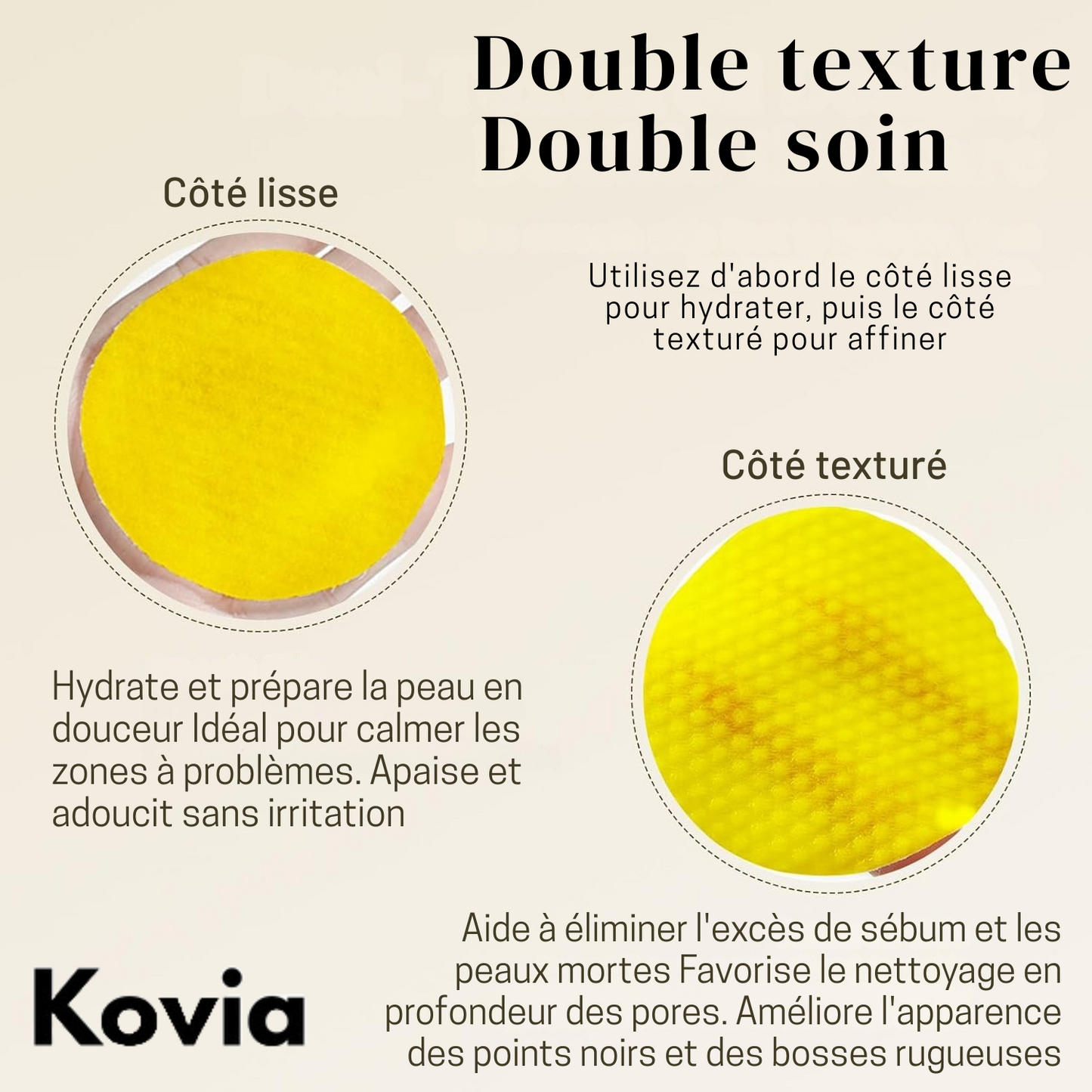 Coton Glow Up - Curcuma & Acide Kojique